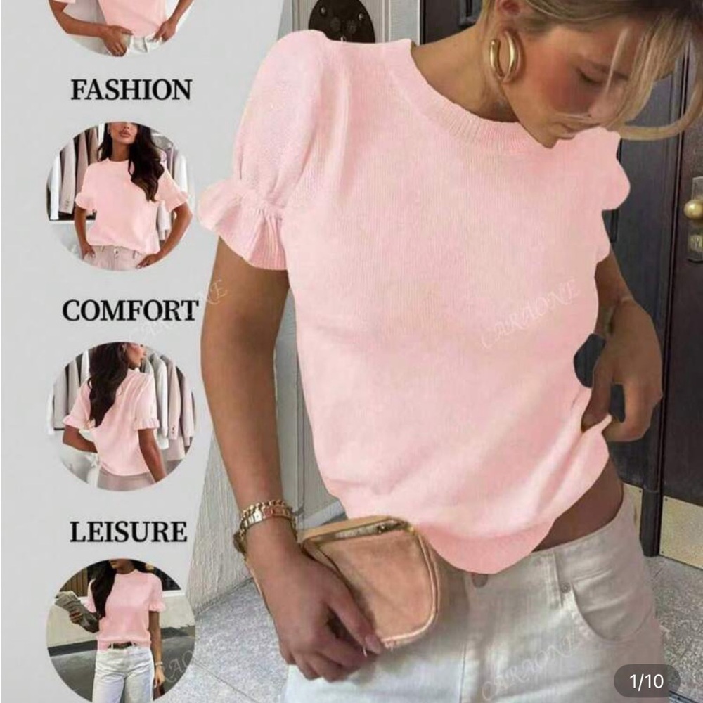 New pink sweater - Picture 3 of 3